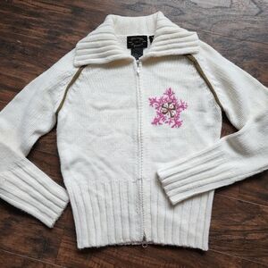 Obermeyer Signiture Wool Blend Collared Sweater